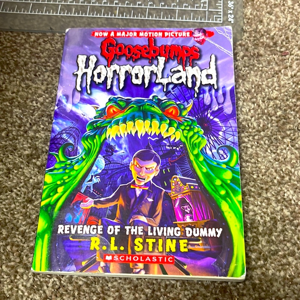Goosebumps HorrorLand Revenge of the Living Dummy paperback book by R.L. Stine